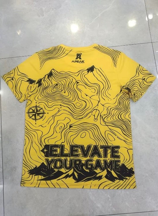 Apeak Topographic Mountain Performance T-Shirt